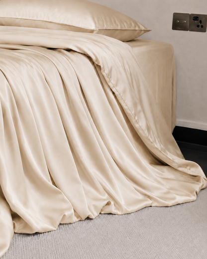 100% Mulberry Silk 3-Piece Duvet Cover Set