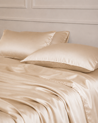 100% Mulberry Silk 3-Piece Duvet Cover Set