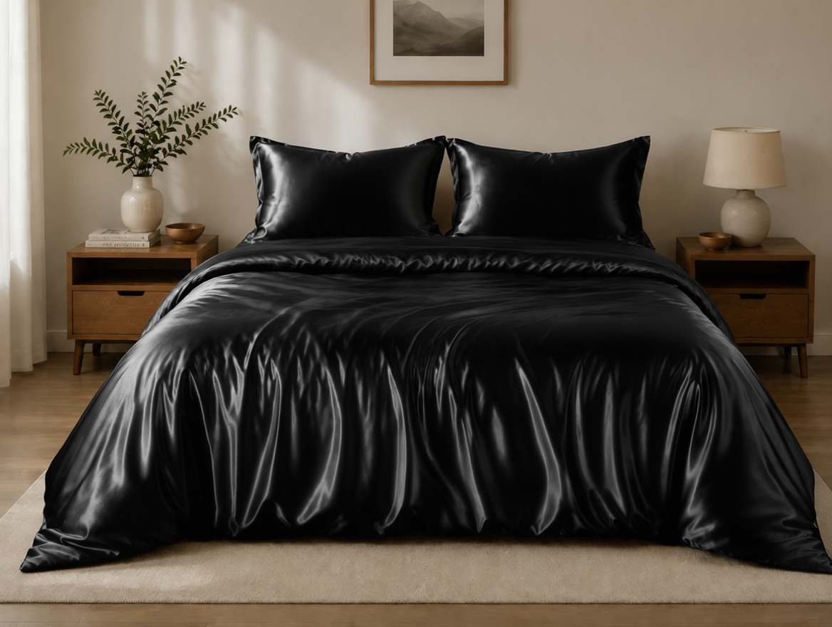 Grazamar Modal & Silk 3-Piece Duvet Cover Set