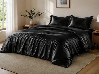 Grazamar Modal & Silk 3-Piece Duvet Cover Set