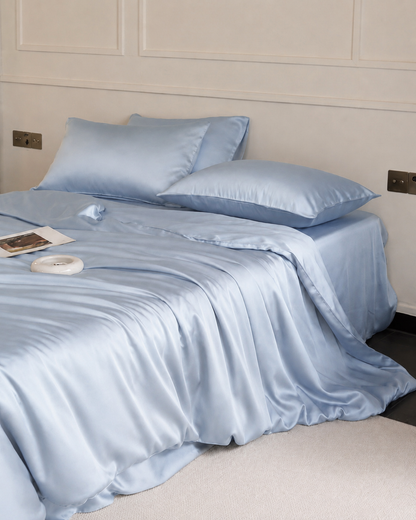 100% Mulberry Silk 3-Piece Duvet Cover Set
