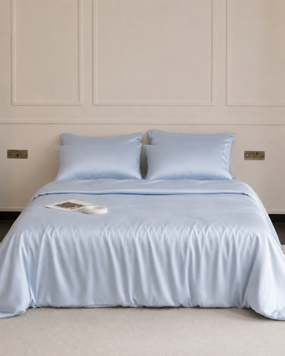 100% Mulberry Silk 3-Piece Duvet Cover Set