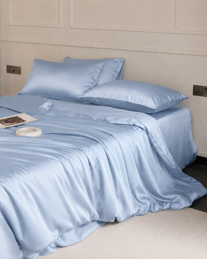 100% Mulberry Silk 3-Piece Duvet Cover Set