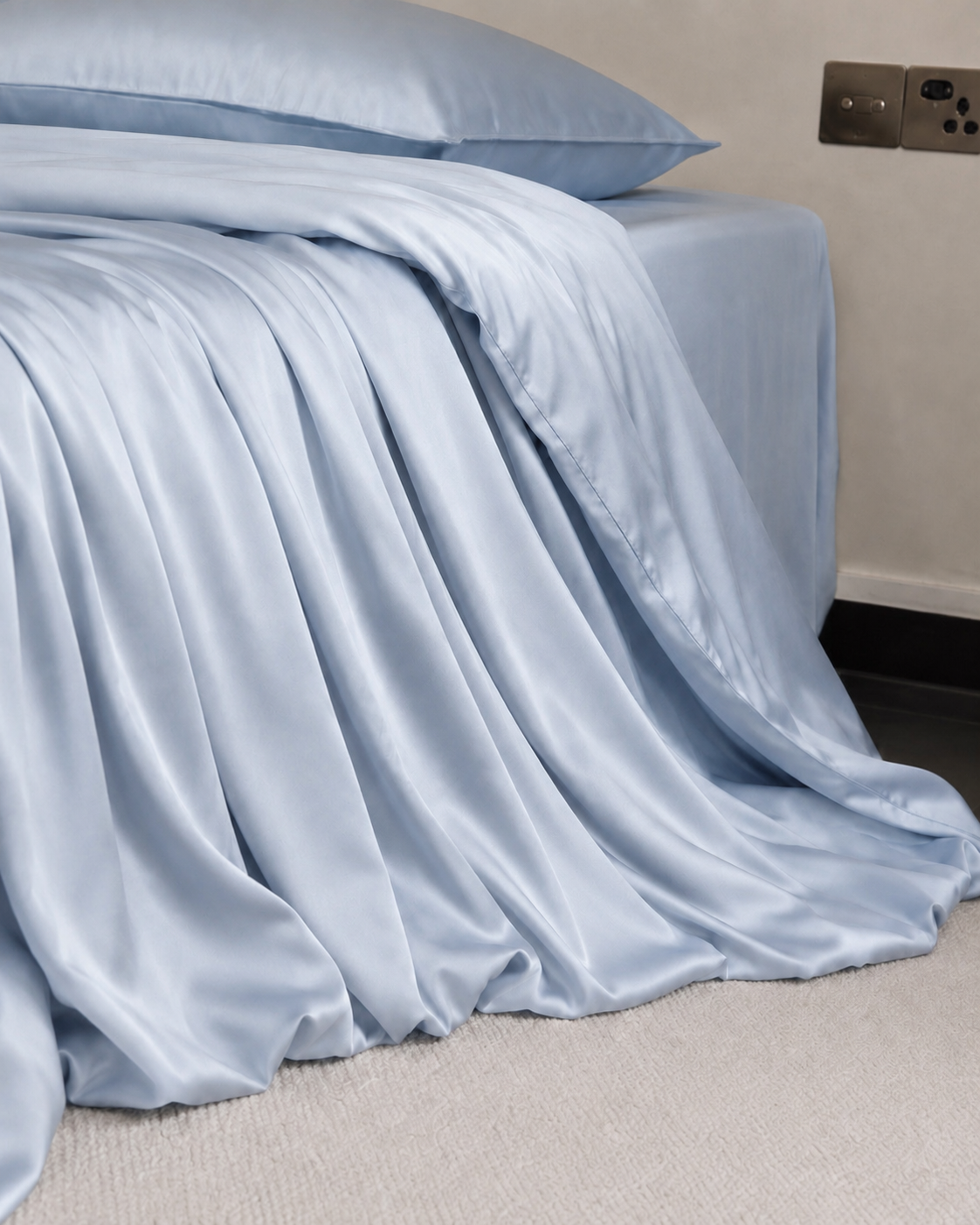 100% Mulberry Silk 3-Piece Duvet Cover Set