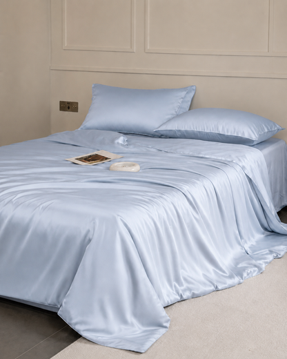100% Mulberry Silk 3-Piece Duvet Cover Set
