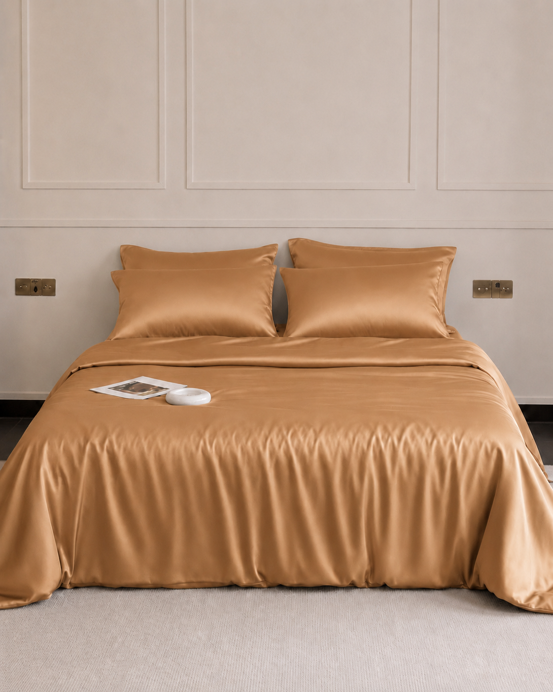100% Mulberry Silk 3-Piece Duvet Cover Set