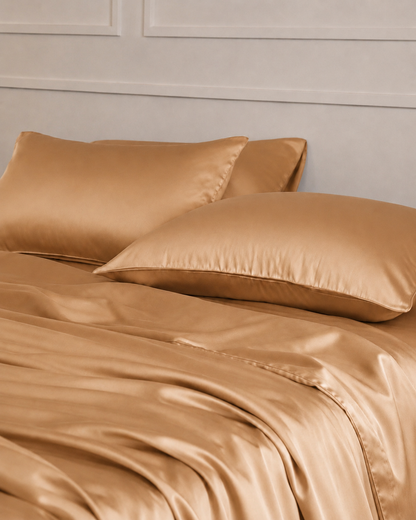 100% Mulberry Silk 3-Piece Duvet Cover Set