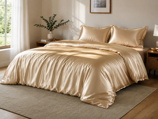 Grazamar Modal & Silk 3-Piece Duvet Cover Set