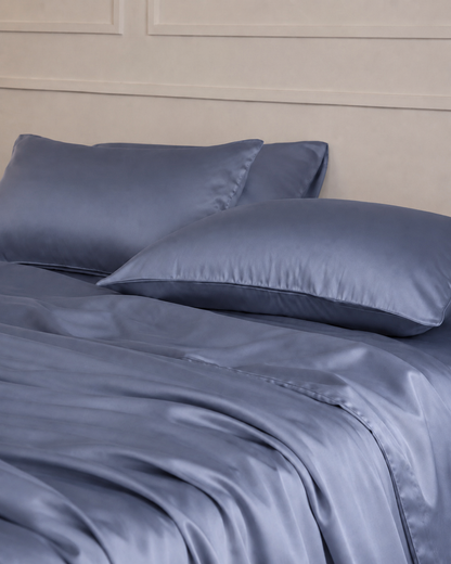 100% Mulberry Silk 3-Piece Duvet Cover Set