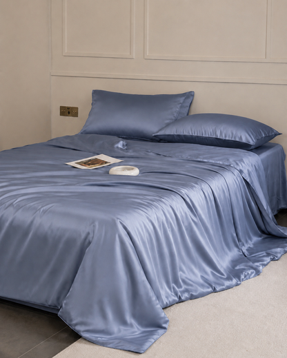 100% Mulberry Silk 3-Piece Duvet Cover Set