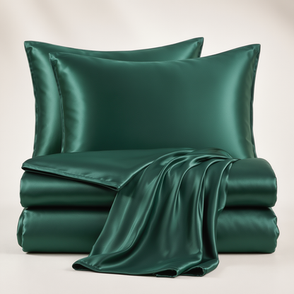 Grazamar Modal & Silk 3-Piece Duvet Cover Set
