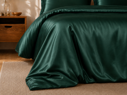 Grazamar Modal & Silk 4-Piece Duvet Cover Set