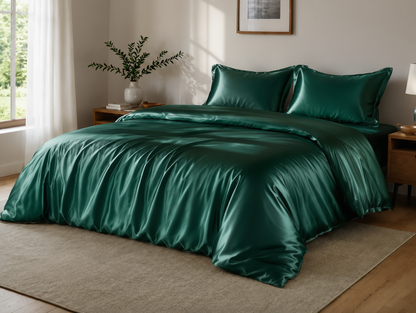 Grazamar Modal & Silk 3-Piece Duvet Cover Set