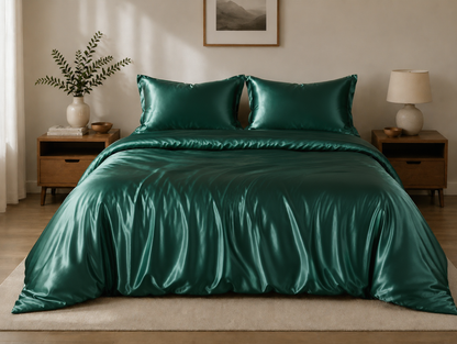 Grazamar Modal & Silk 3-Piece Duvet Cover Set