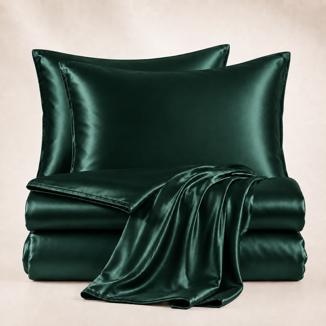 Grazamar Modal & Silk 4-Piece Duvet Cover Set