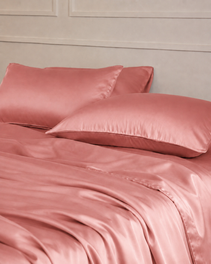 100% Mulberry Silk 3-Piece Duvet Cover Set