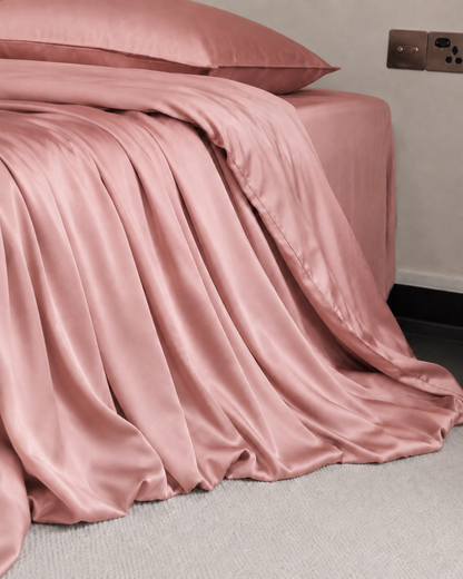 100% Mulberry Silk 3-Piece Duvet Cover Set