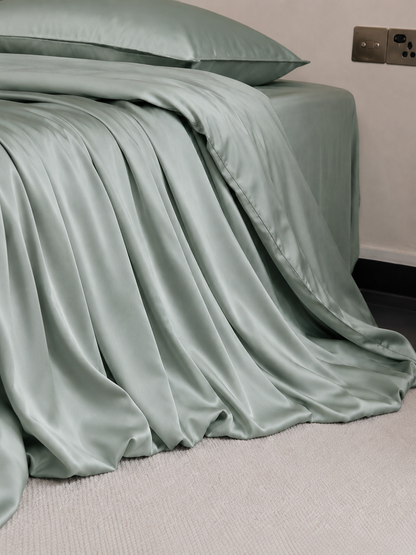100% Mulberry Silk 3-Piece Duvet Cover Set