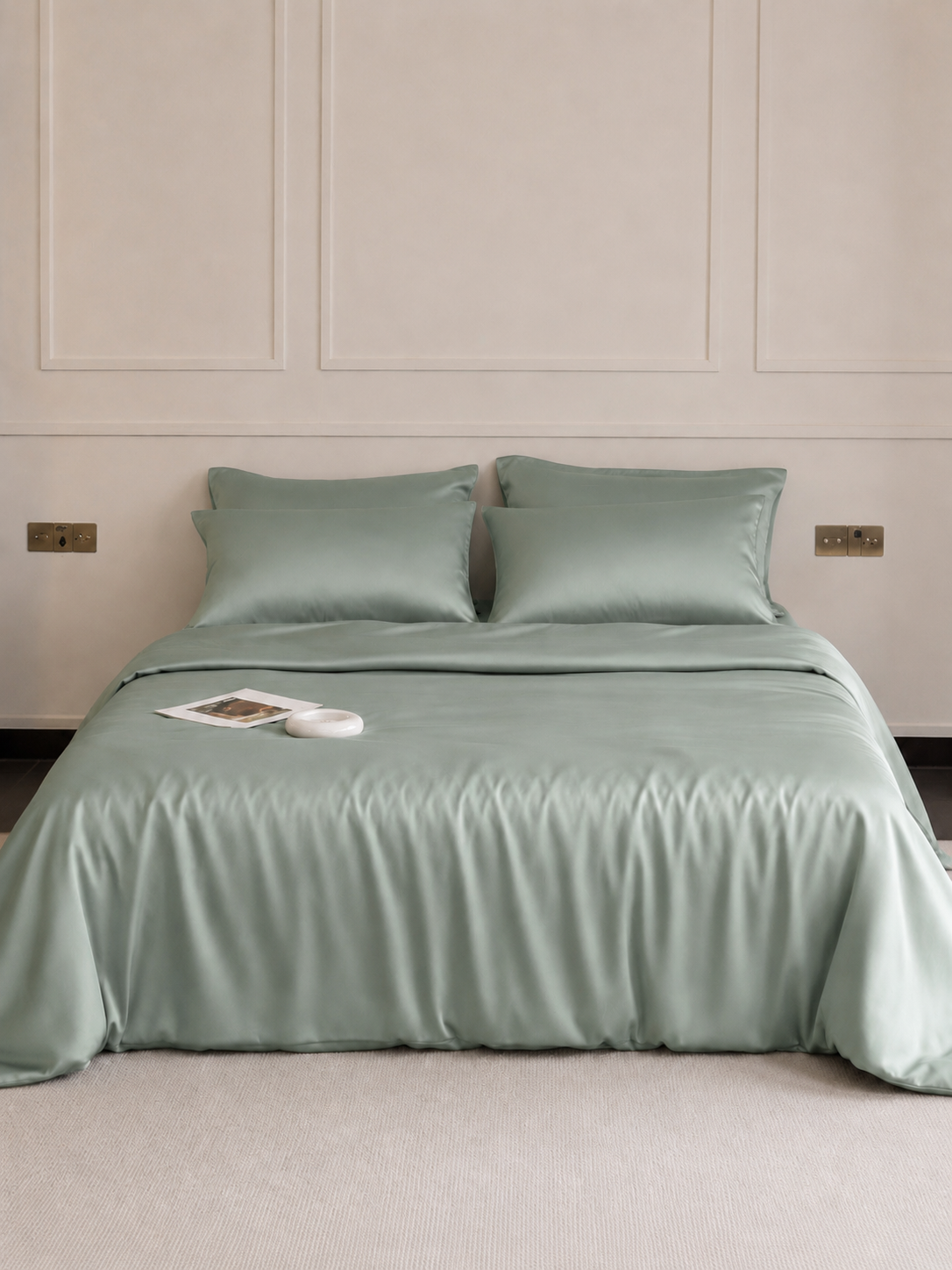 100% Mulberry Silk 3-Piece Duvet Cover Set