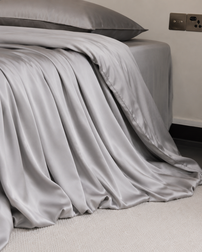 100% Mulberry Silk 3-Piece Duvet Cover Set