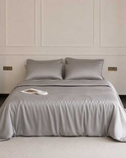 100% Mulberry Silk 3-Piece Duvet Cover Set