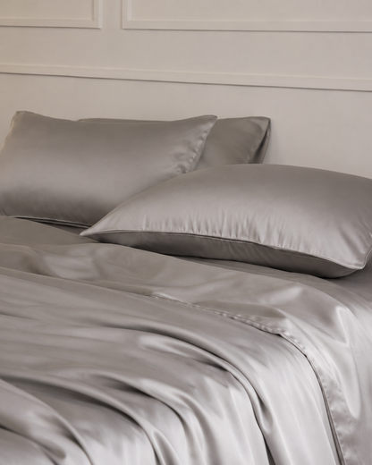 100% Mulberry Silk 3-Piece Duvet Cover Set