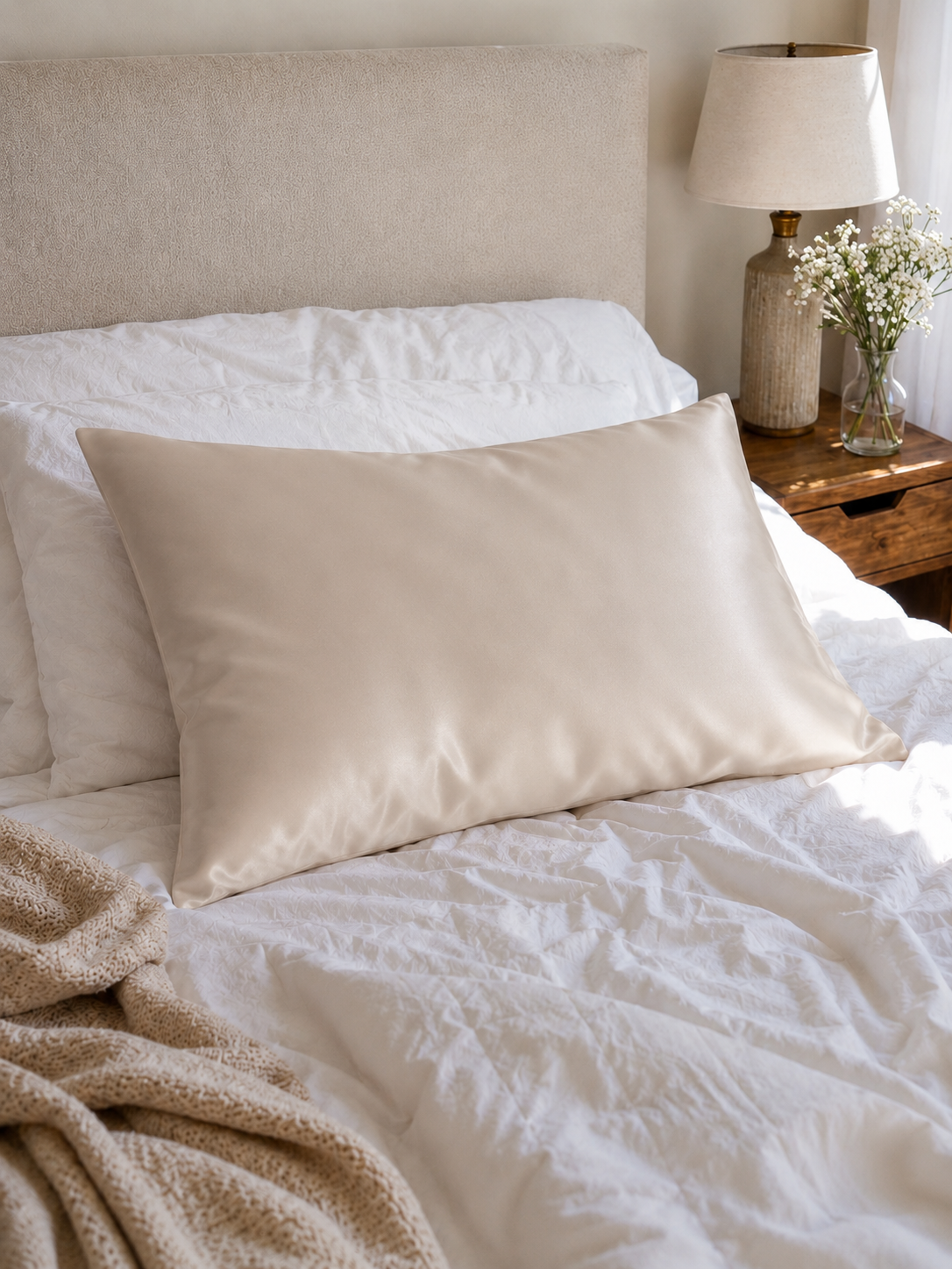Grazamar 100% Mulberry Silk Pillowcase