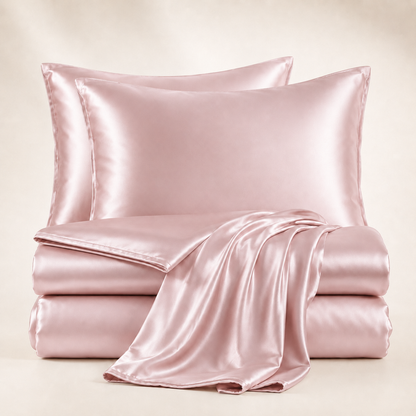 Grazamar Modal & Silk 4-Piece Duvet Cover Set