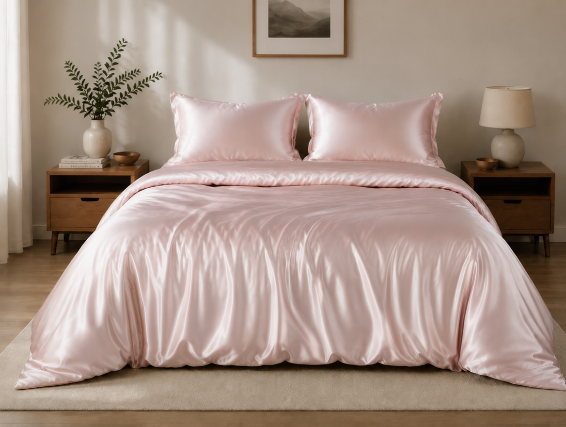 Grazamar Modal & Silk 3-Piece Duvet Cover Set