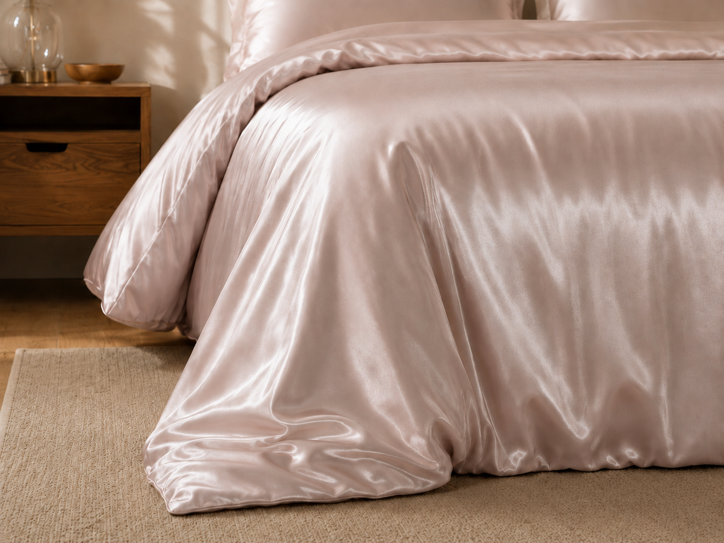 Grazamar Modal & Silk 4-Piece Duvet Cover Set