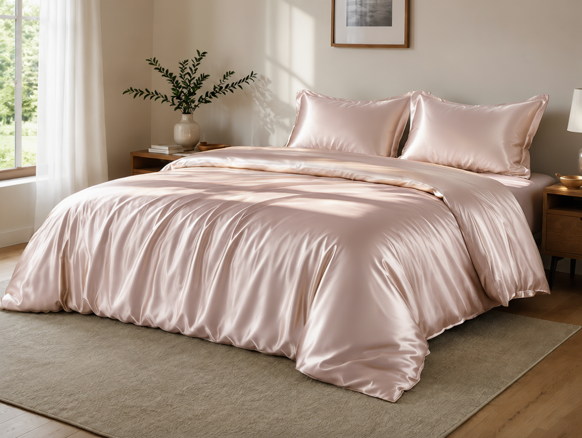 Grazamar Modal & Silk 3-Piece Duvet Cover Set