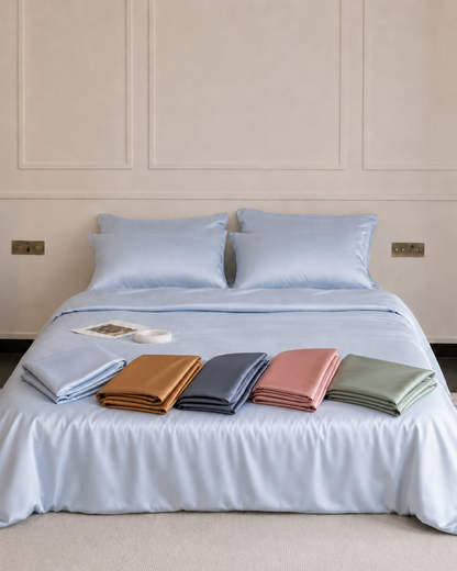100% Mulberry Silk 3-Piece Duvet Cover Set