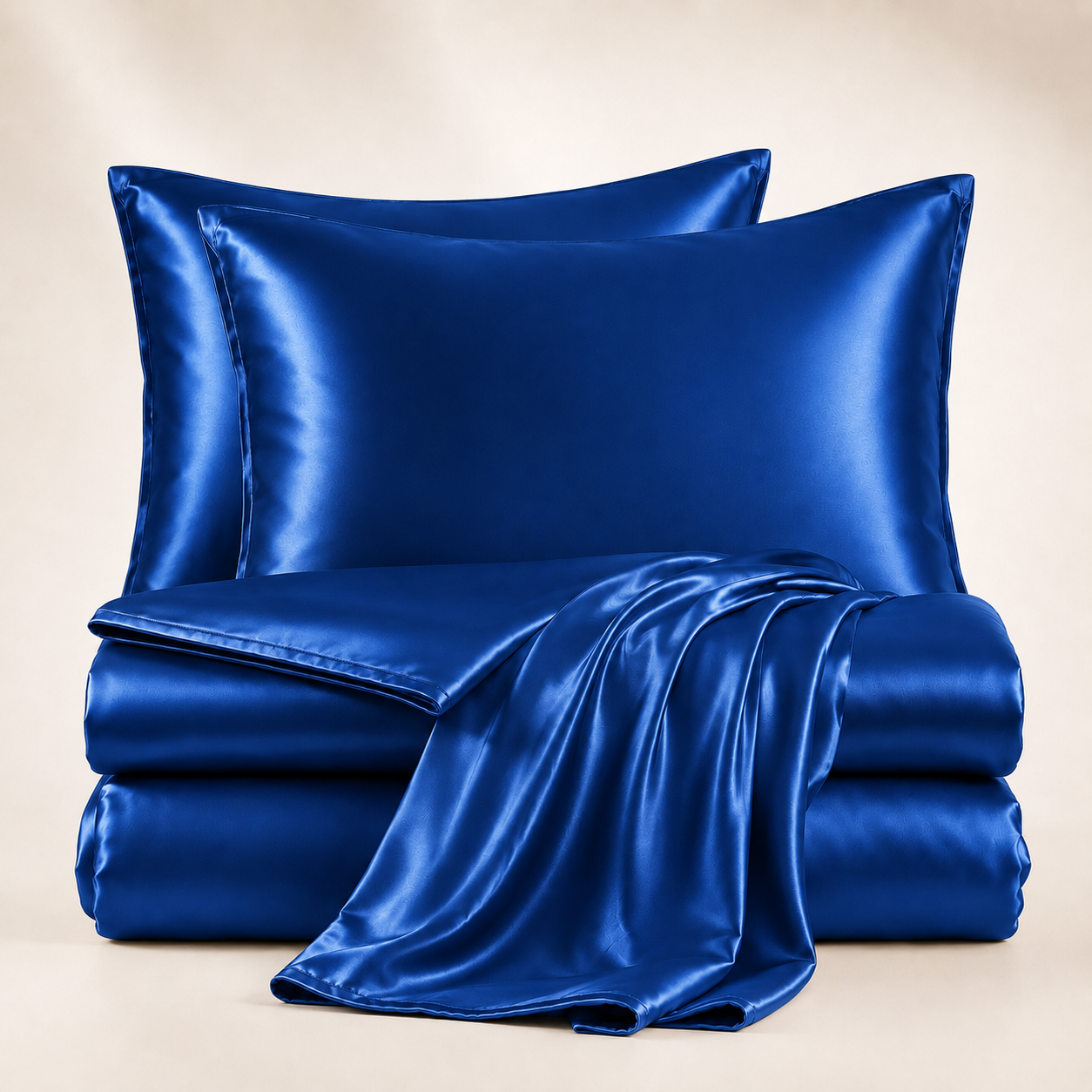 Grazamar Modal & Silk 4-Piece Duvet Cover Set