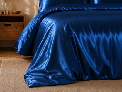 Grazamar Modal & Silk 4-Piece Duvet Cover Set