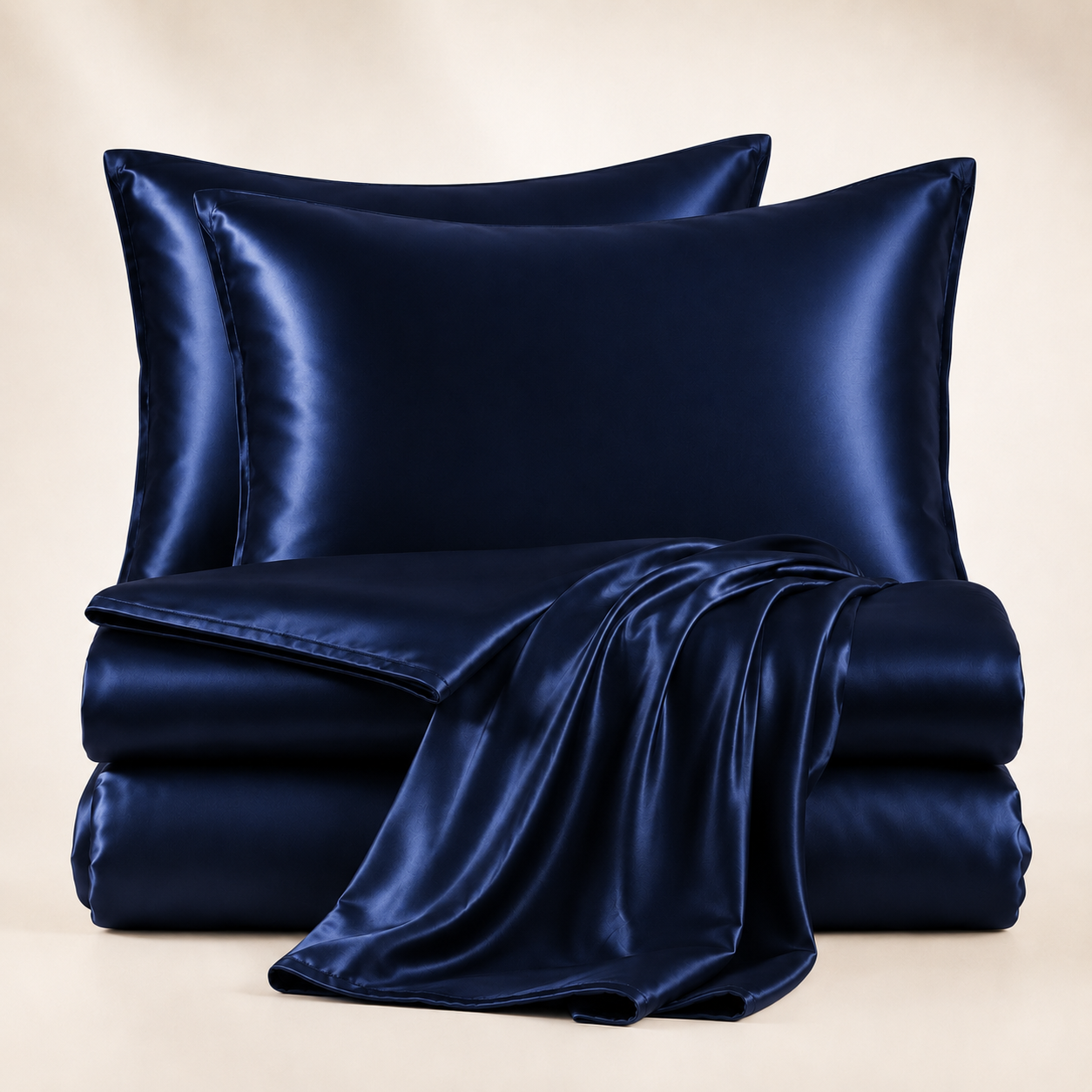 Grazamar Modal & Silk 4-Piece Duvet Cover Set