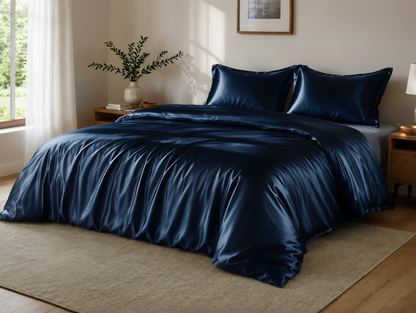 Grazamar Modal & Silk 3-Piece Duvet Cover Set