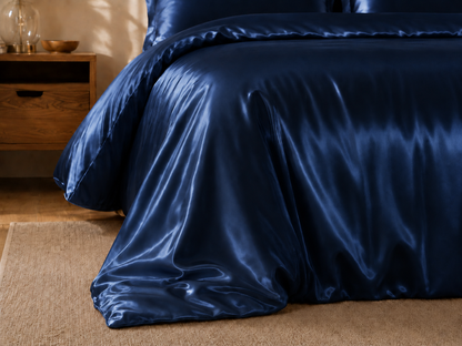 Grazamar Modal & Silk 4-Piece Duvet Cover Set