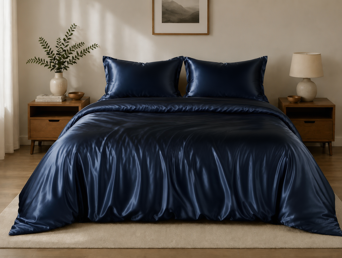Grazamar Modal & Silk 3-Piece Duvet Cover Set