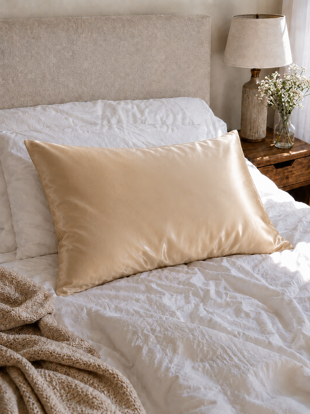 Grazamar 100% Mulberry Silk Pillowcase