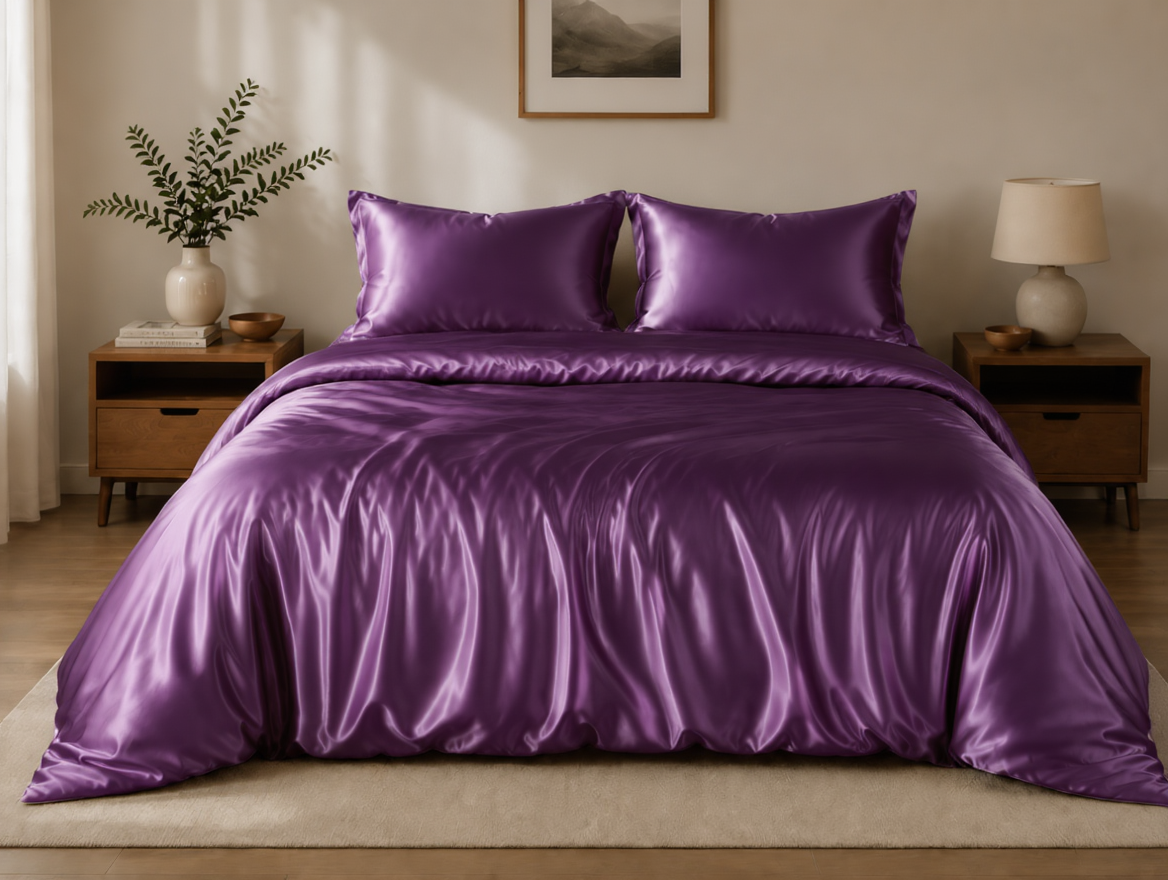 Grazamar Modal & Silk 3-Piece Duvet Cover Set