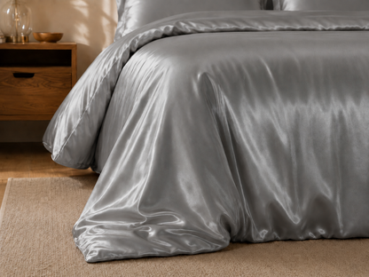 Grazamar Modal & Silk 4-Piece Duvet Cover Set
