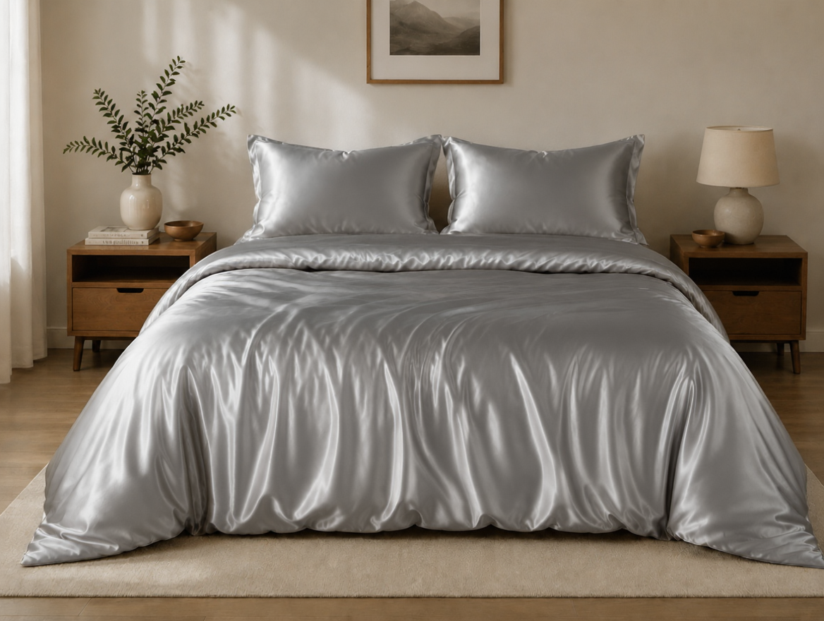 Grazamar Modal & Silk 3-Piece Duvet Cover Set