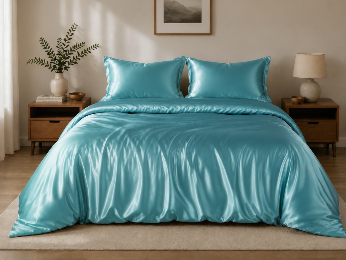 Grazamar Modal & Silk 3-Piece Duvet Cover Set