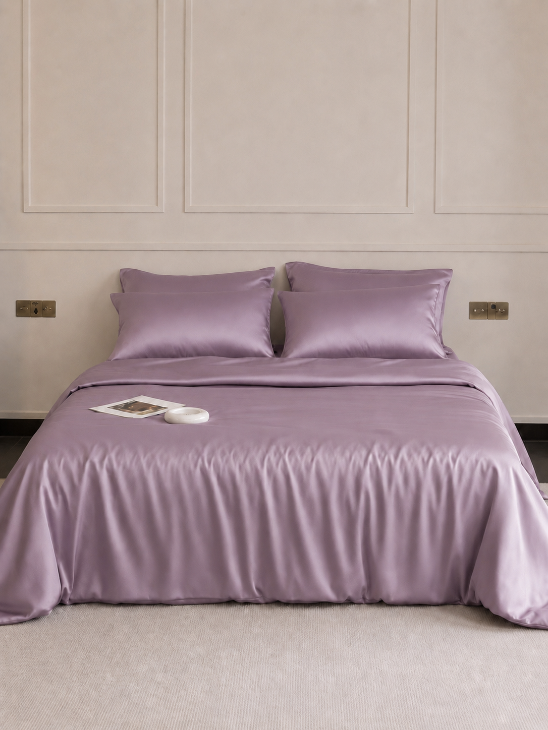 100% Mulberry Silk 3-Piece Duvet Cover Set