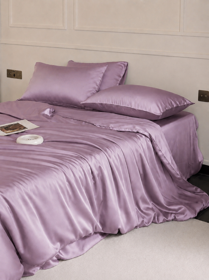 100% Mulberry Silk 3-Piece Duvet Cover Set
