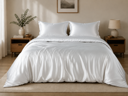 Grazamar Modal & Silk 3-Piece Duvet Cover Set