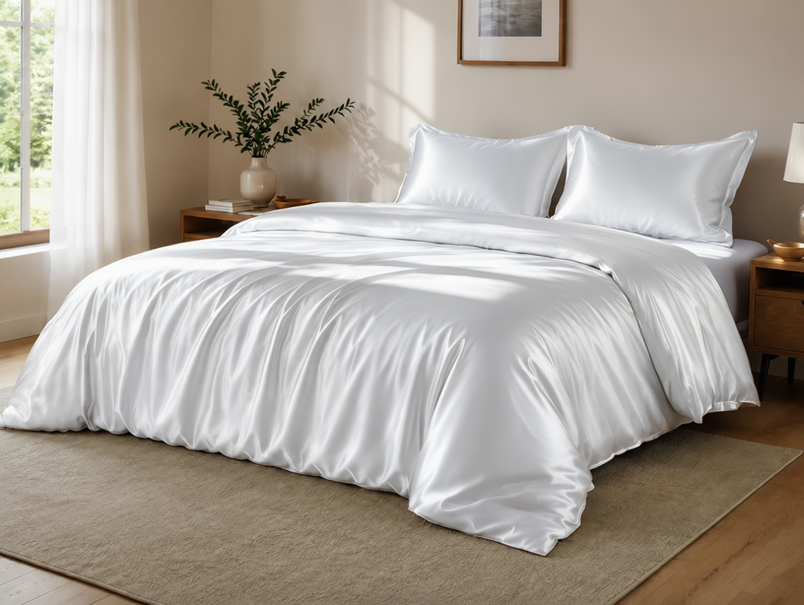 Grazamar Modal & Silk 3-Piece Duvet Cover Set