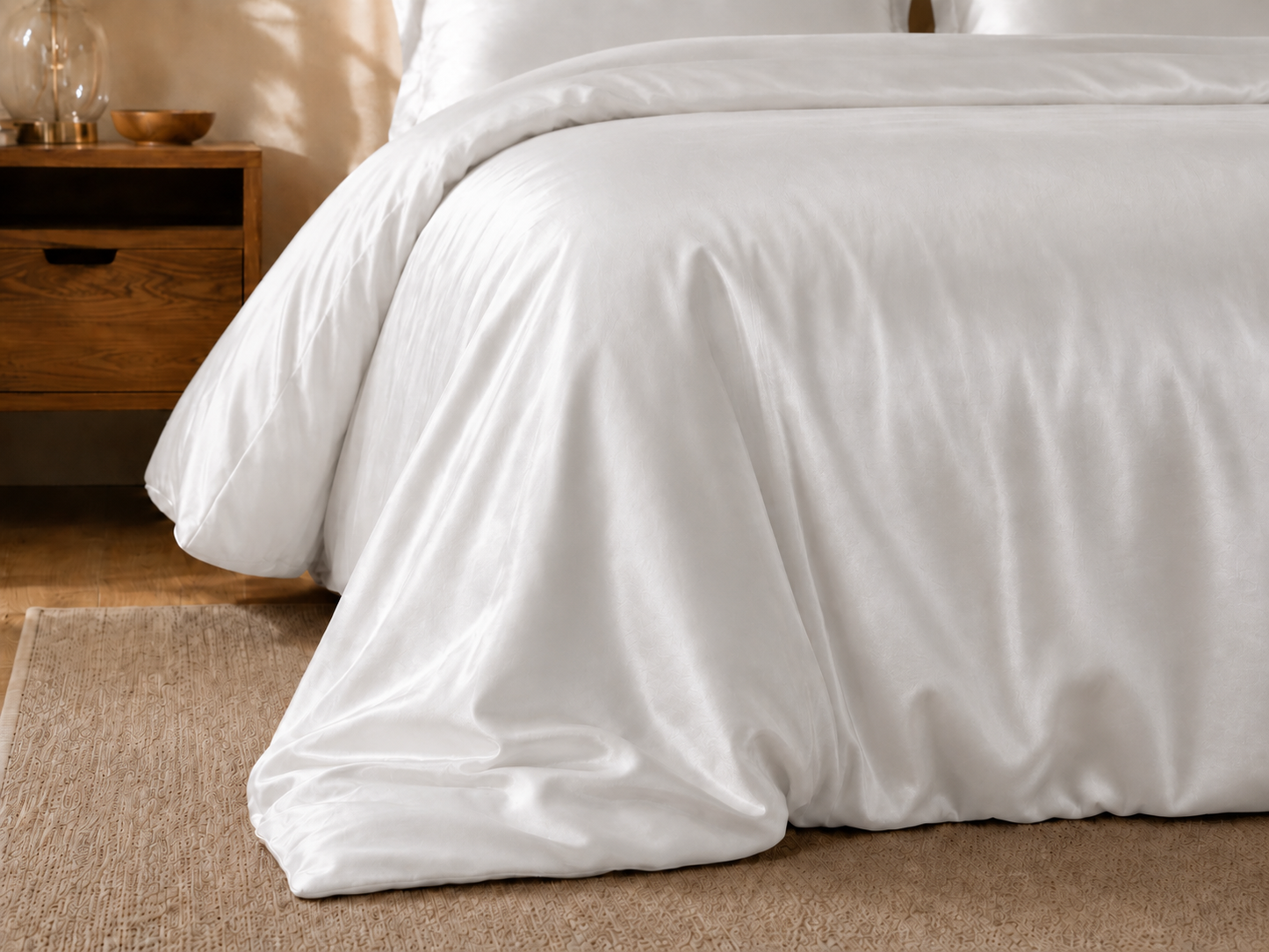 Grazamar Modal & Silk 4-Piece Duvet Cover Set