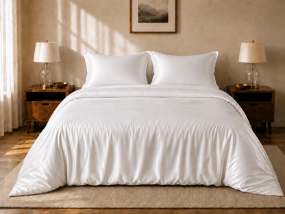 Grazamar Modal & Silk 4-Piece Duvet Cover Set