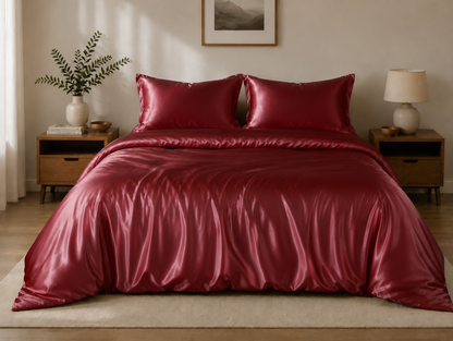 Grazamar Modal & Silk 3-Piece Duvet Cover Set